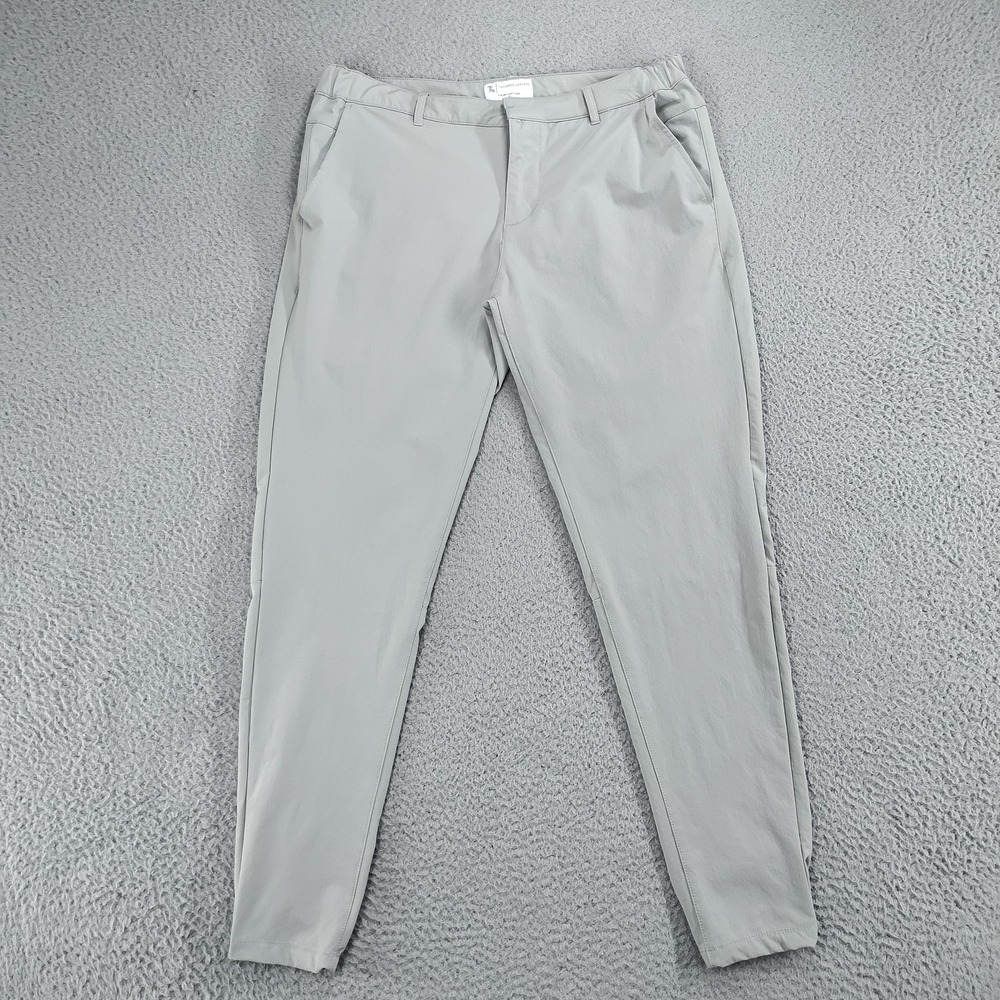 Tailored Athlete Pants Mens XL Gray Everyday Tech Trouser Jogger Stretch Travel